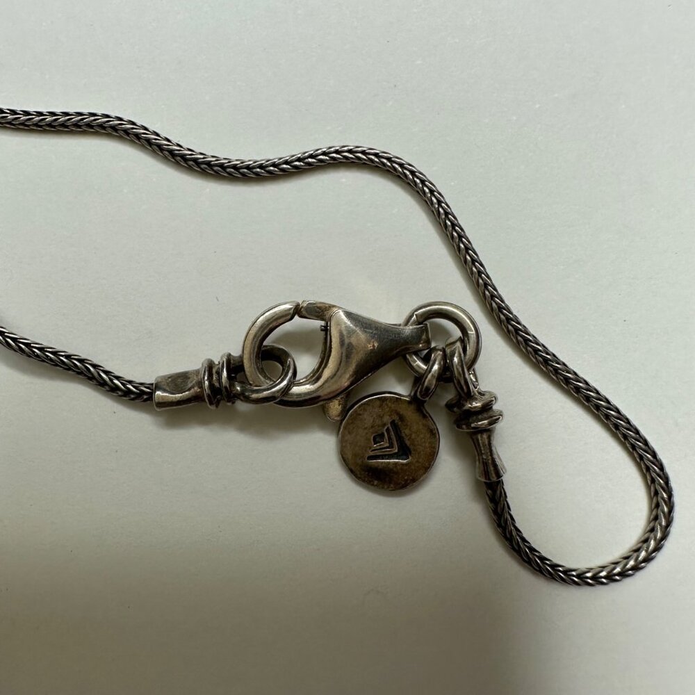 Silpada Sterling 925 Silver Ginkgo Leaf Pendant Grow Necklace N2073 17" 9 grams - Picture 5 of 7